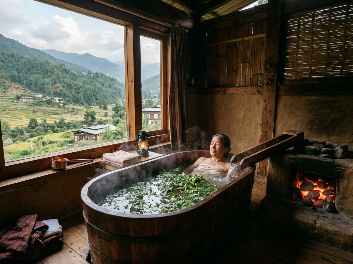 Dotsho Hot Stone Bath Bhutan